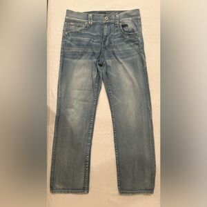 Buckle Black Fit No 9 Bootleg Jeans Mens 34 Regular Medium Wash /Retail $90